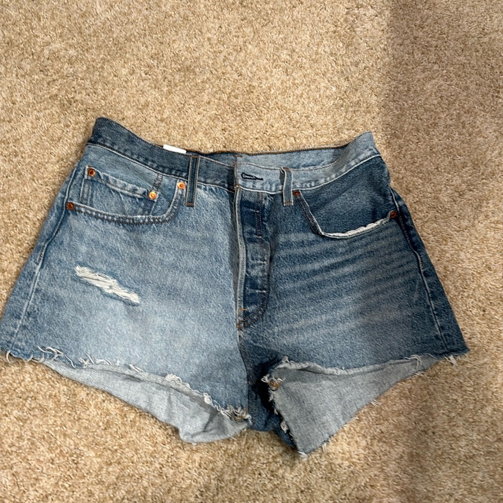 Two Tone 501 shorts